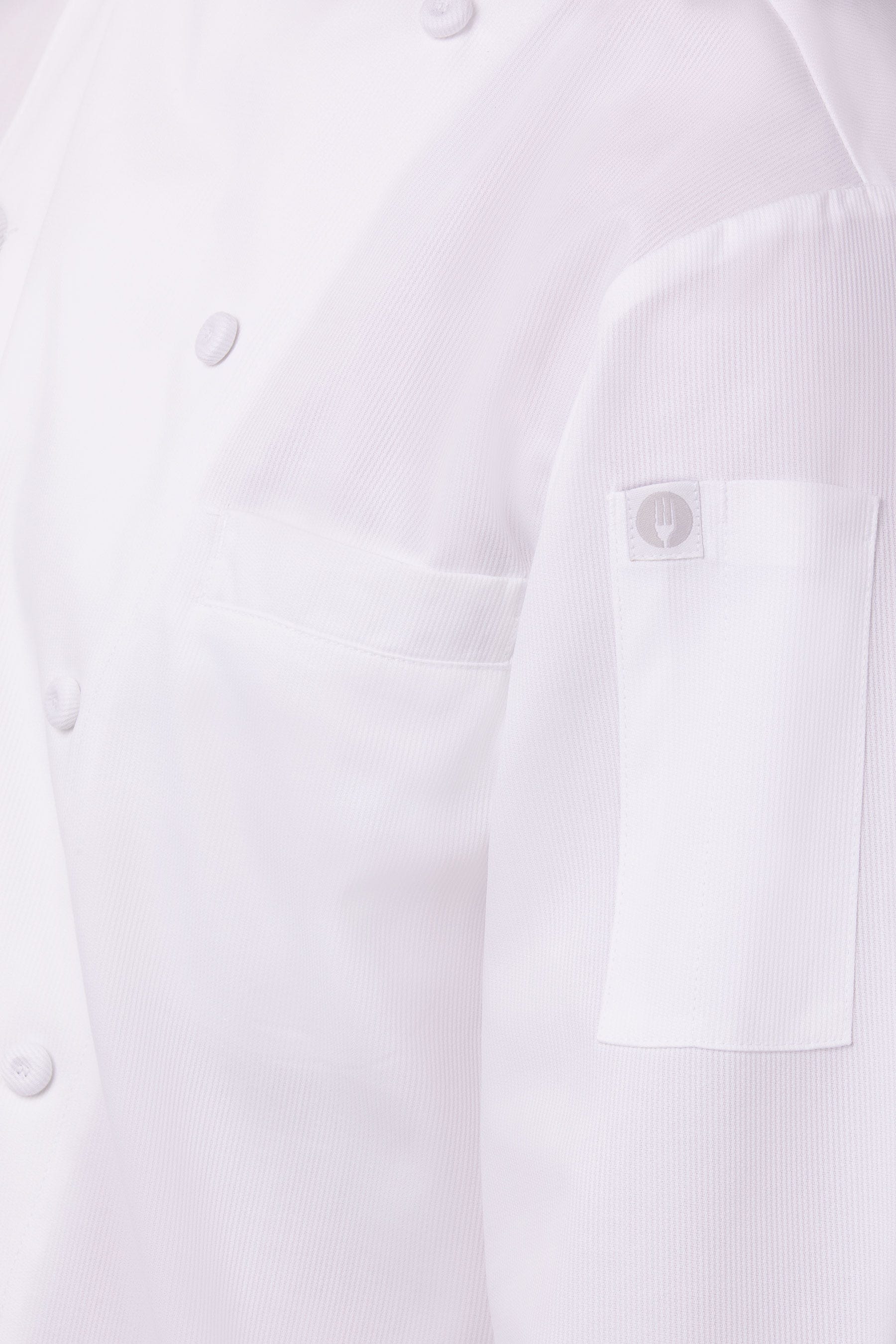 Exc Chef Coat DBL Stripe