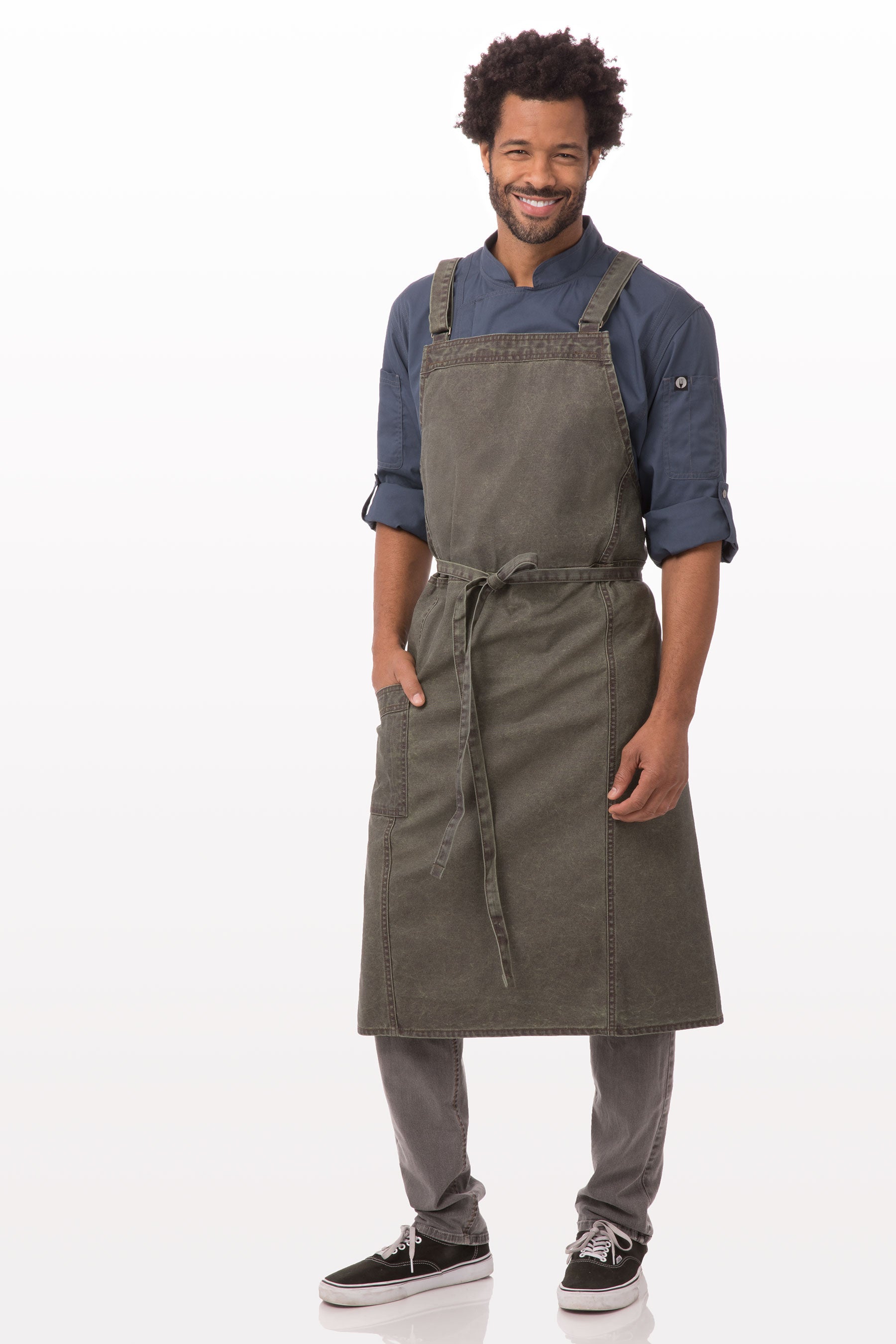 Denver Chefs Cross-Back Bib Aprons