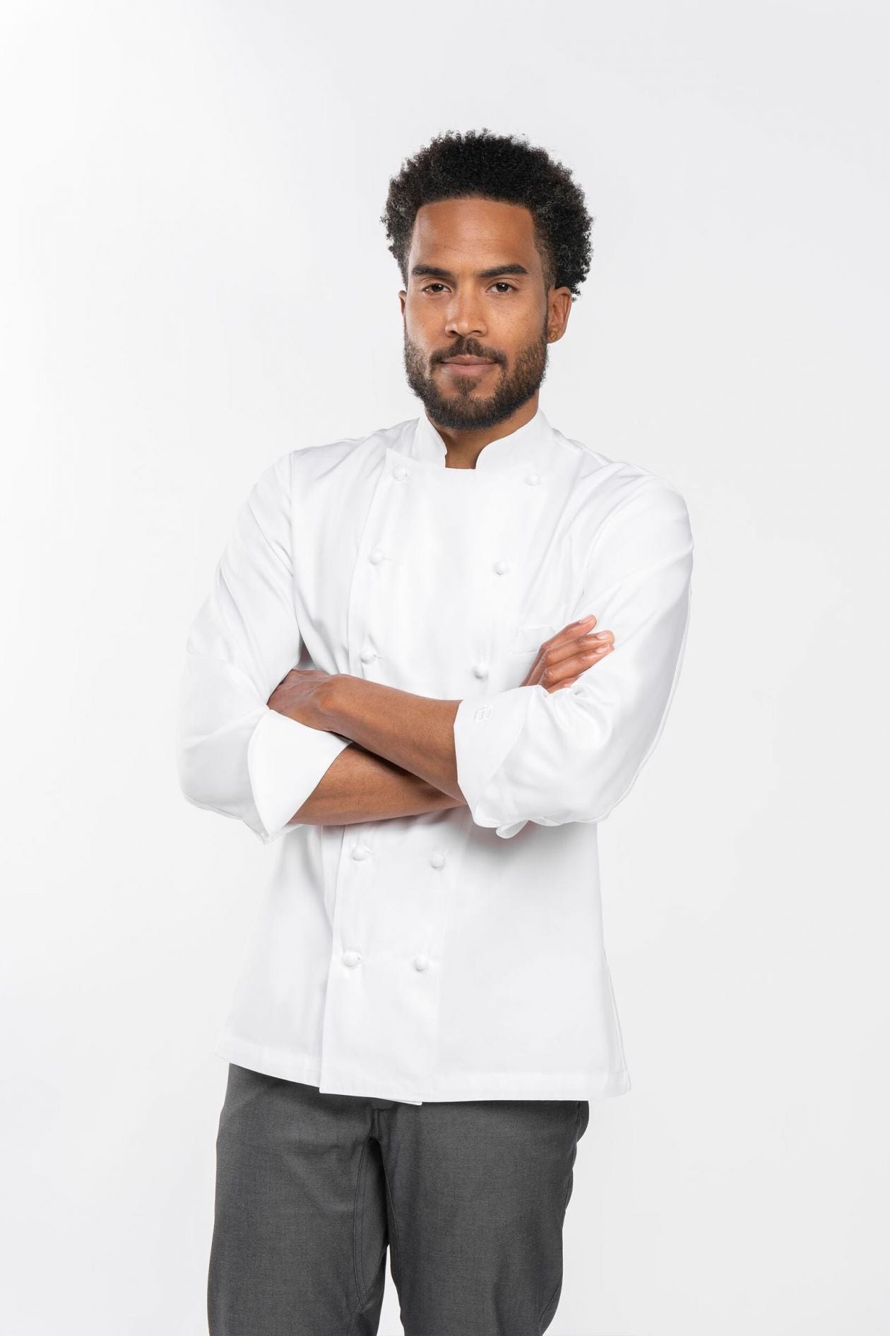 Grand Chef Long Sleeve Chef Coats -without Chest Pocket
