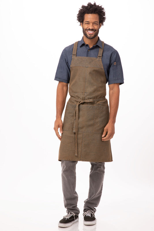 Uptown Cross-Back Bib Aprons