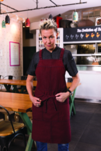 Uptown Cross-Back Bib Apron
