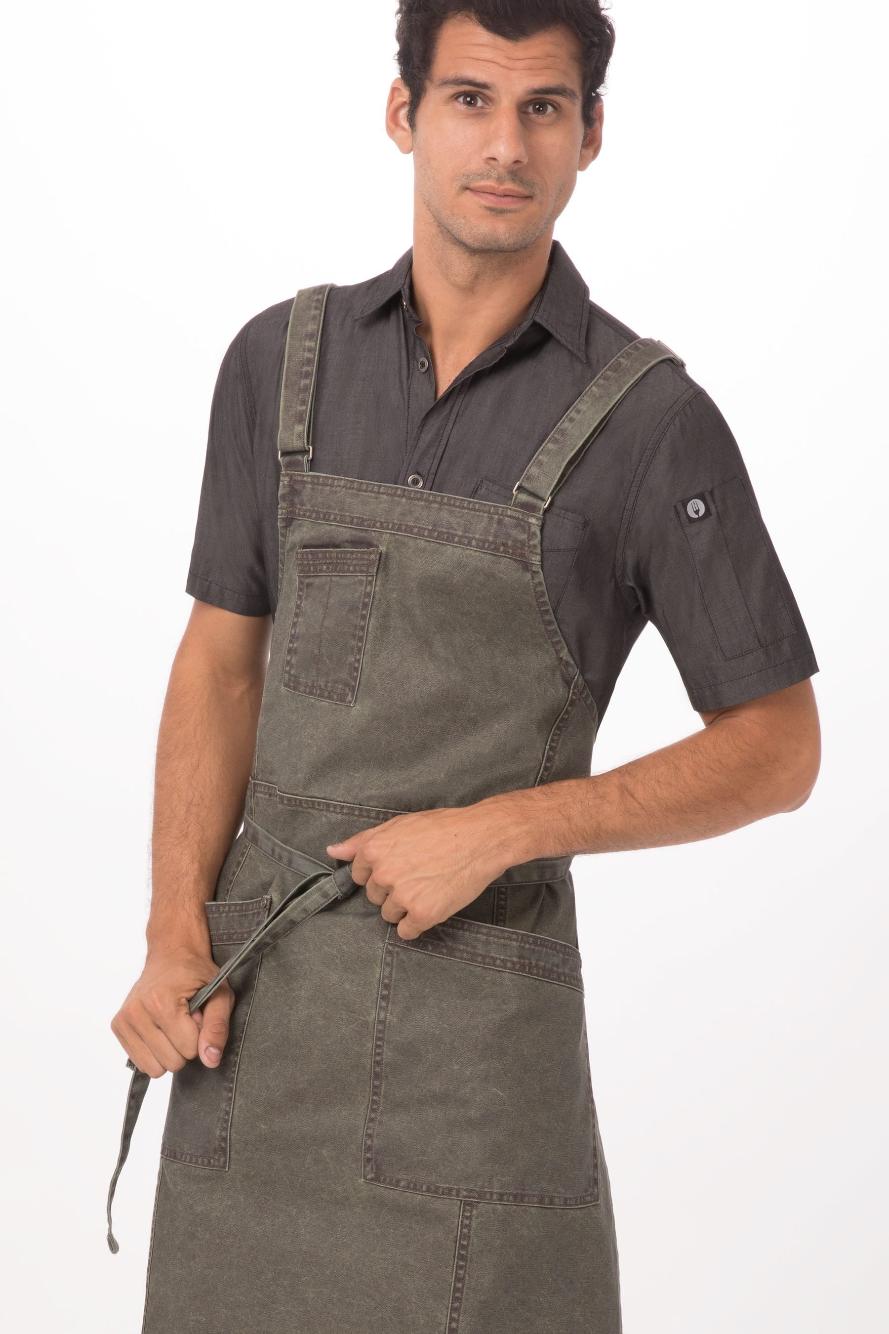 Denver Cross-Back Bib Aprons