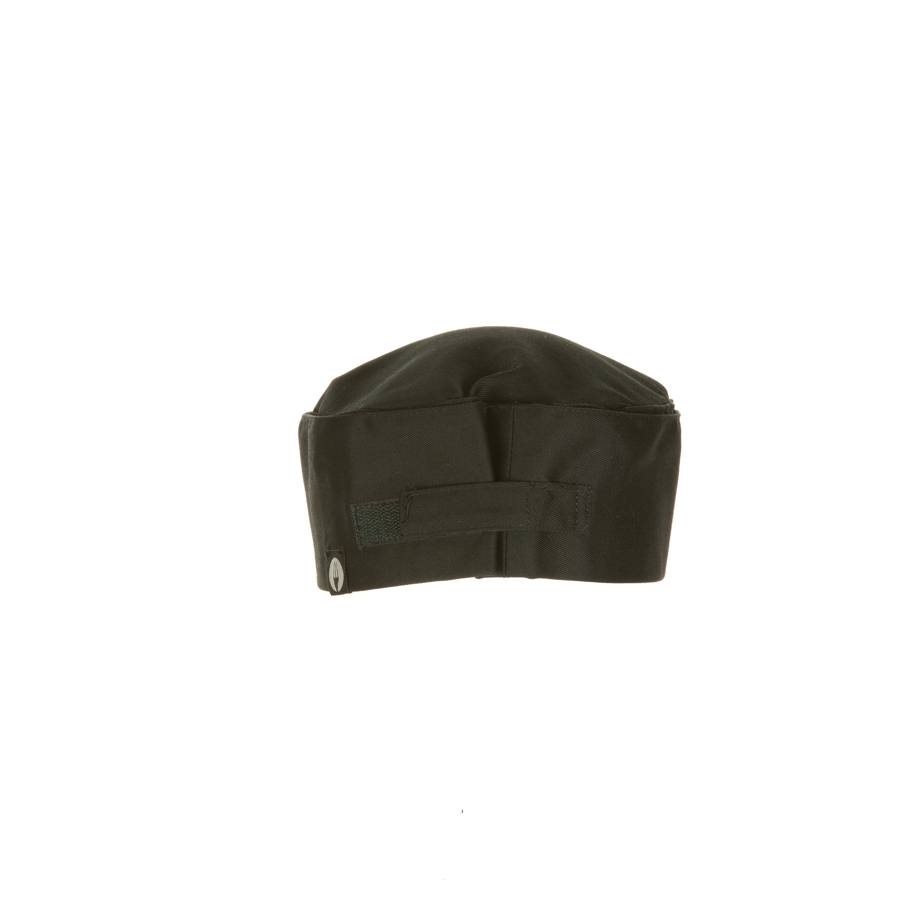 Black Double-Rimmed Chef Beanie