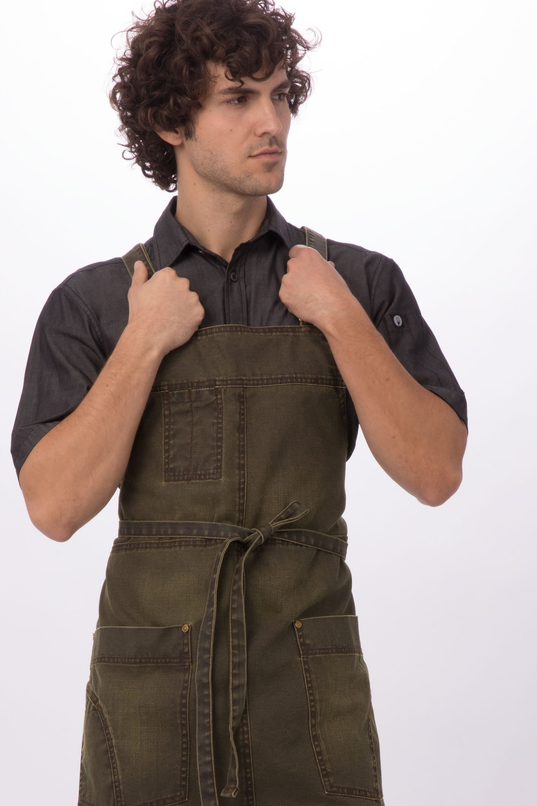 Warren Cross-Back Bib Aprons