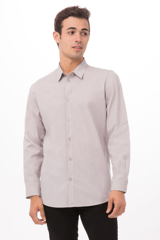 Modern Chambray Dress Shirt
